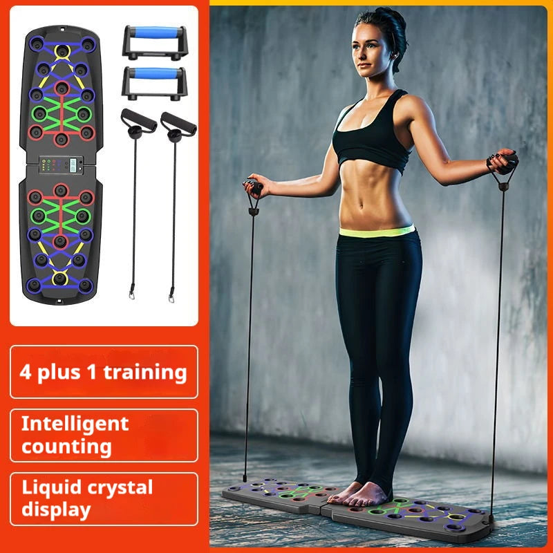 Foldable Push-Up Board Home Fitness Trainer