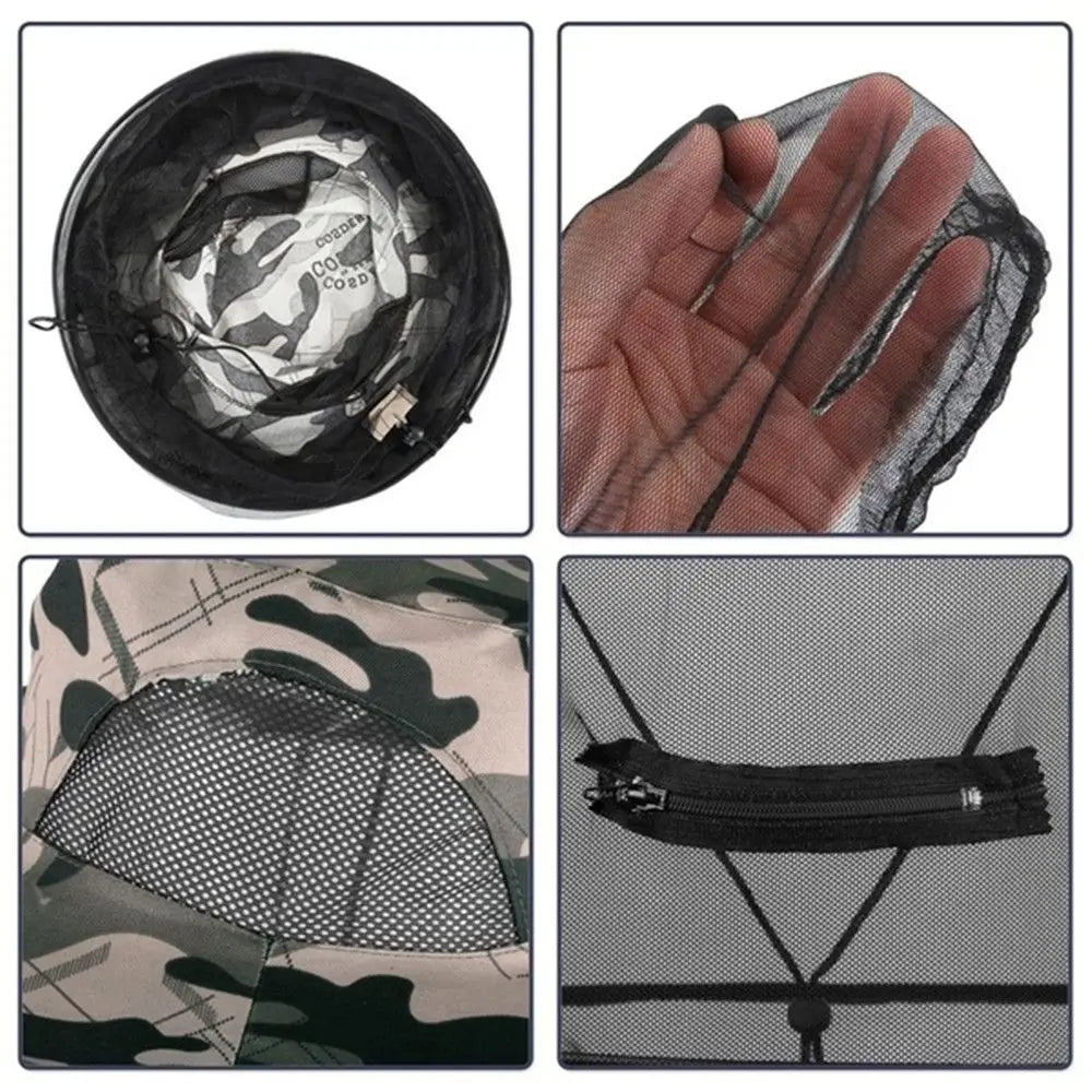 Outdoor Mosquito Hat with Hidden Net