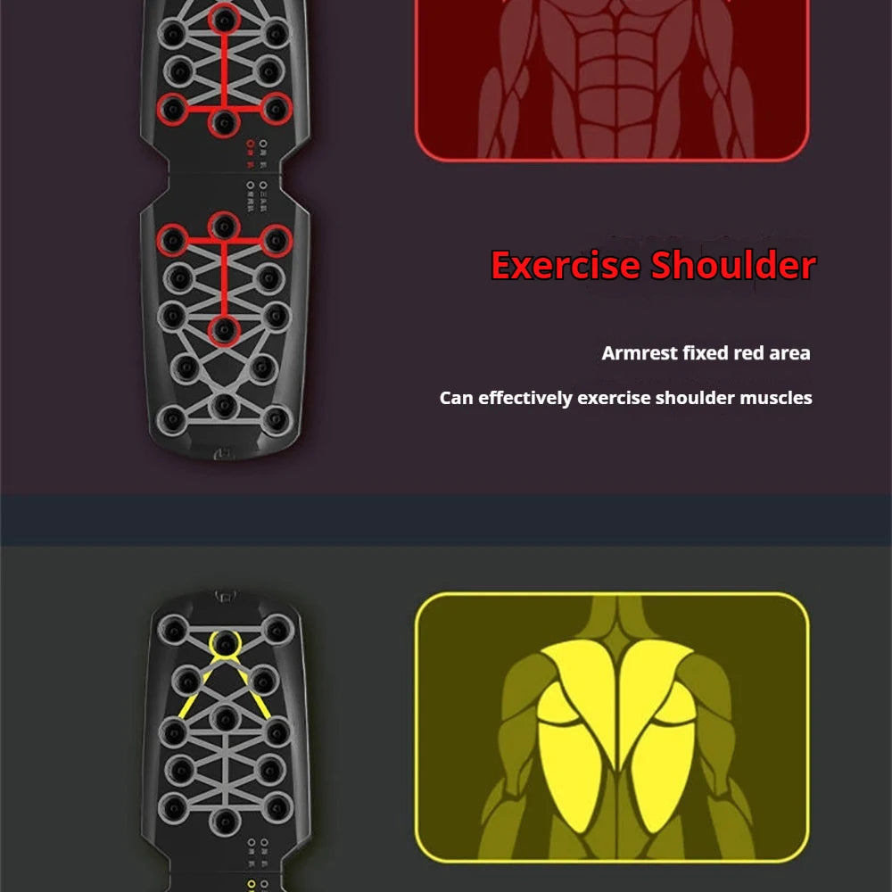 Foldable Push-Up Board Home Fitness Trainer