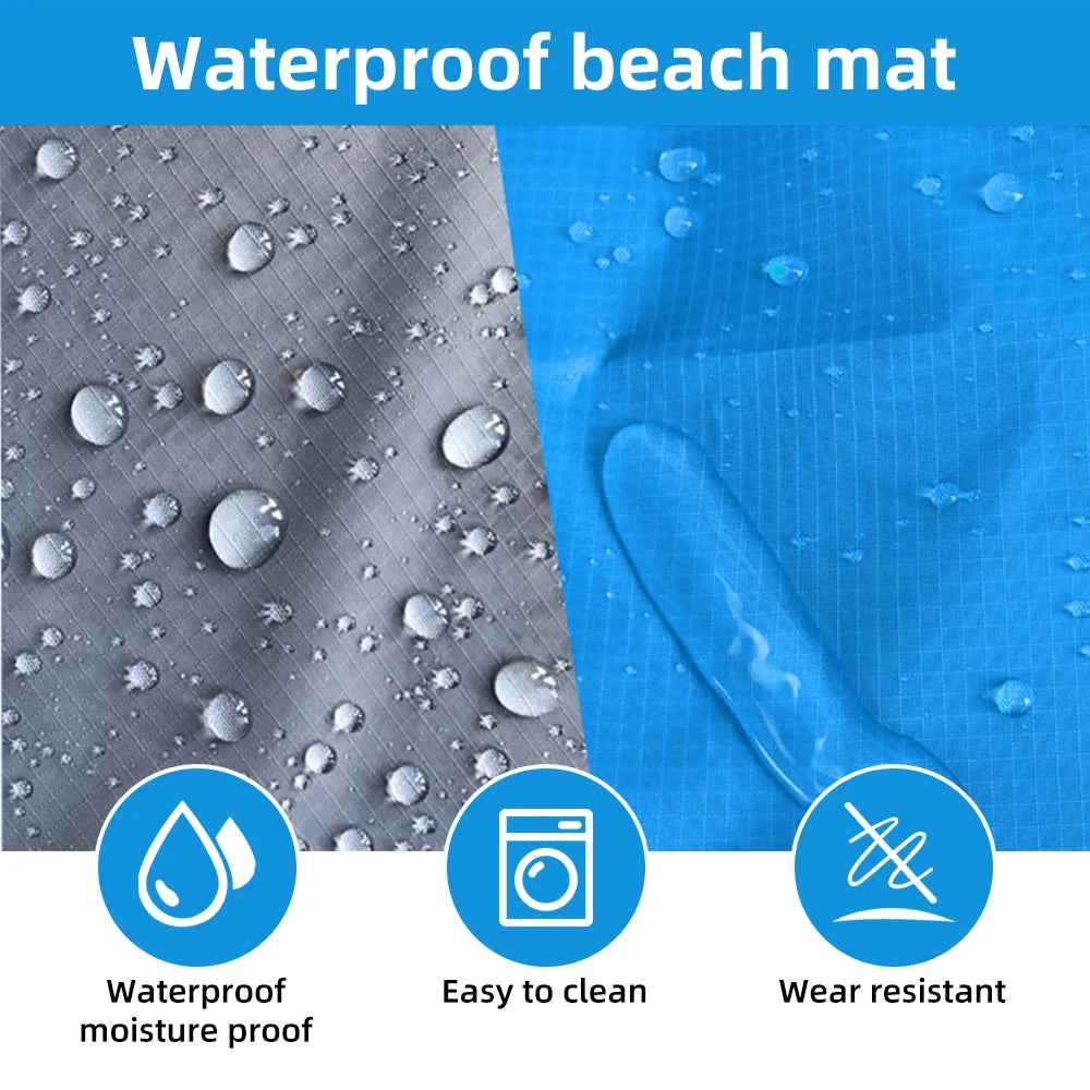 Extra Large Waterproof Sand-Free Beach Mat