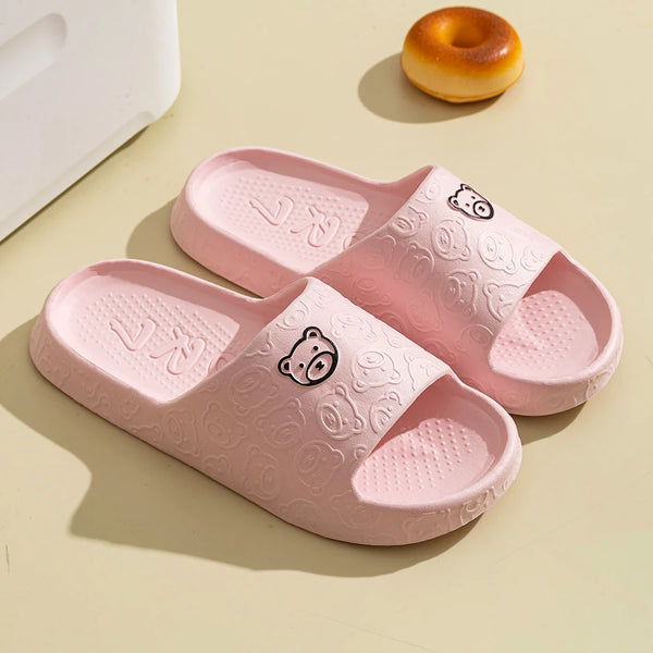 Women’s Cute Bear Indoor Summer Slippers