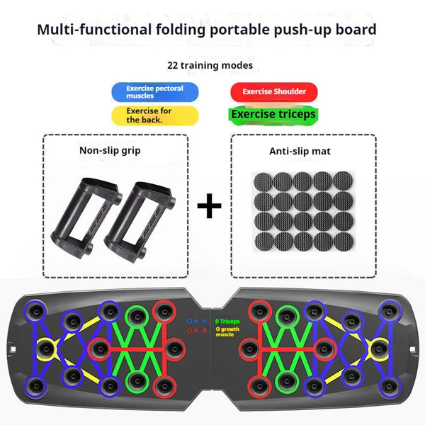 Foldable Push-Up Board Home Fitness Trainer