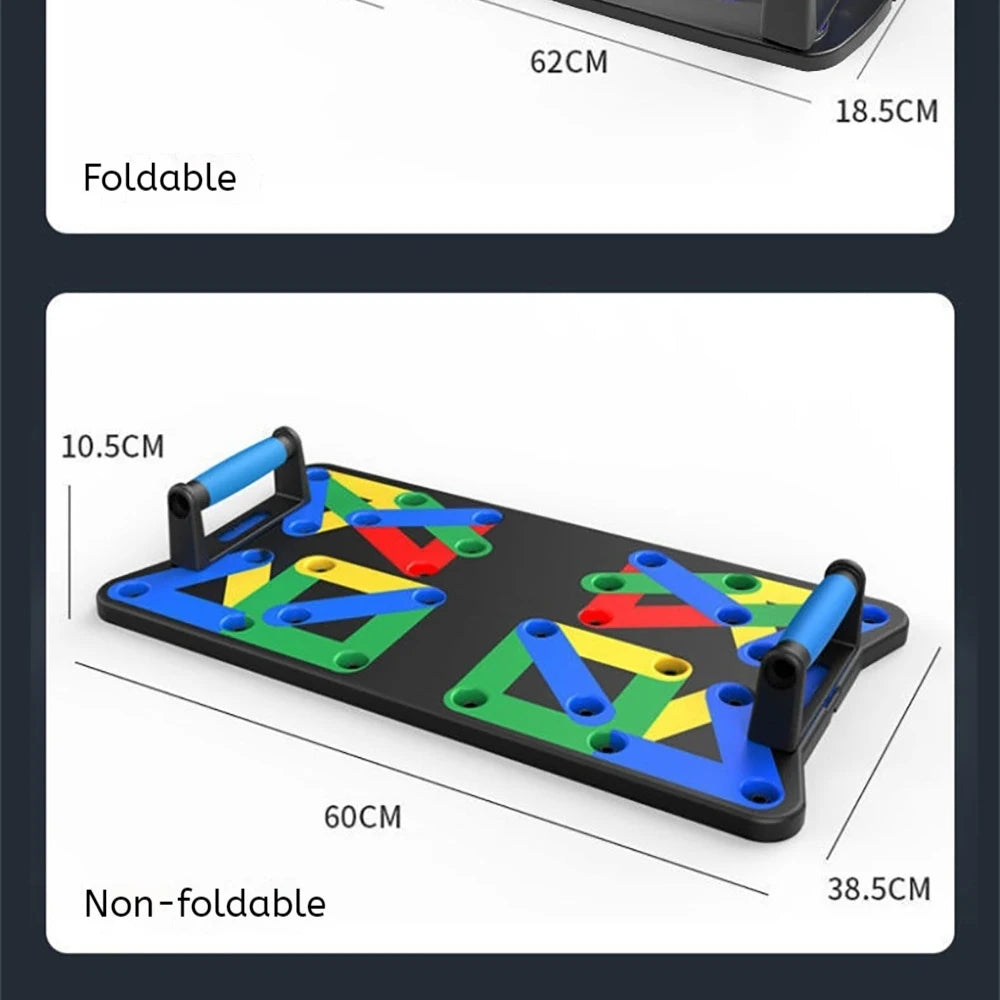 Foldable Push-Up Board Home Fitness Trainer
