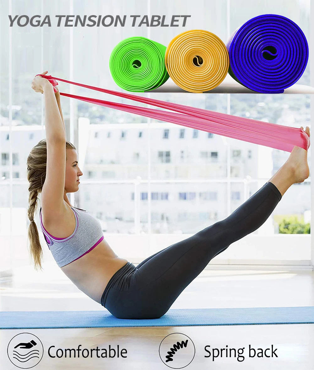Natural Latex Yoga Resistance Bands