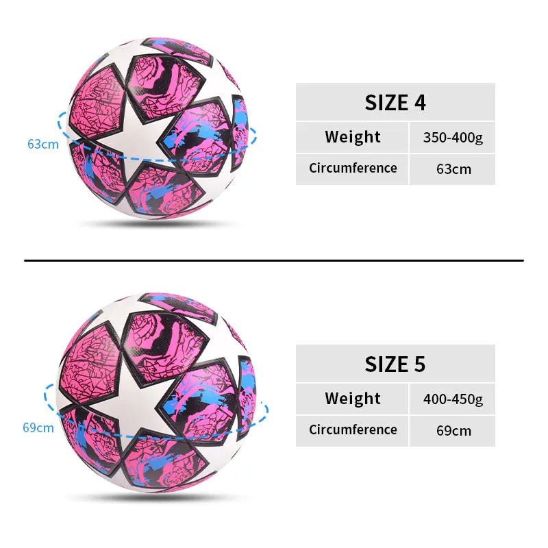 Professional Seamless Soccer Ball – Size 4/5