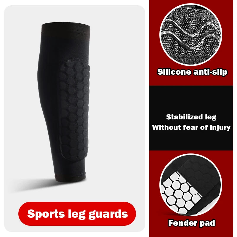 Football Shin Guard Compression Sleeve