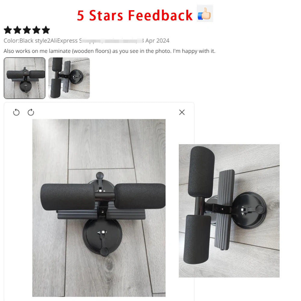 Portable Sit-Up & Push-Up Fitness Bar