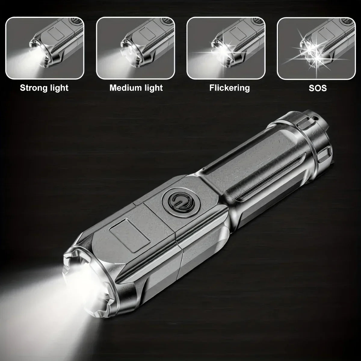 Rechargeable LED Tactical Flashlight