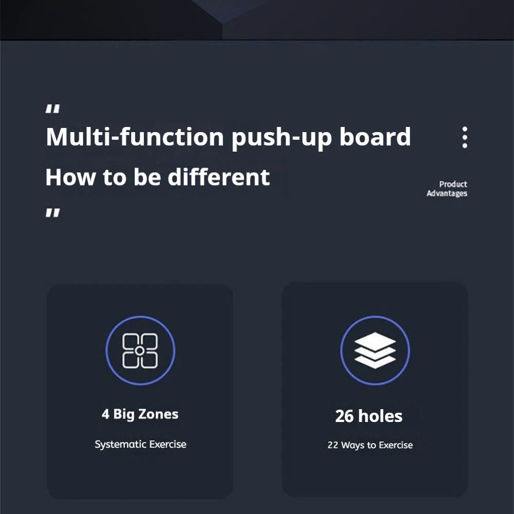 Foldable Push-Up Board Home Fitness Trainer