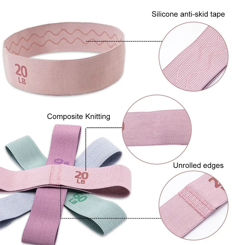 Anti-Slip Glute & Thigh Resistance Bands