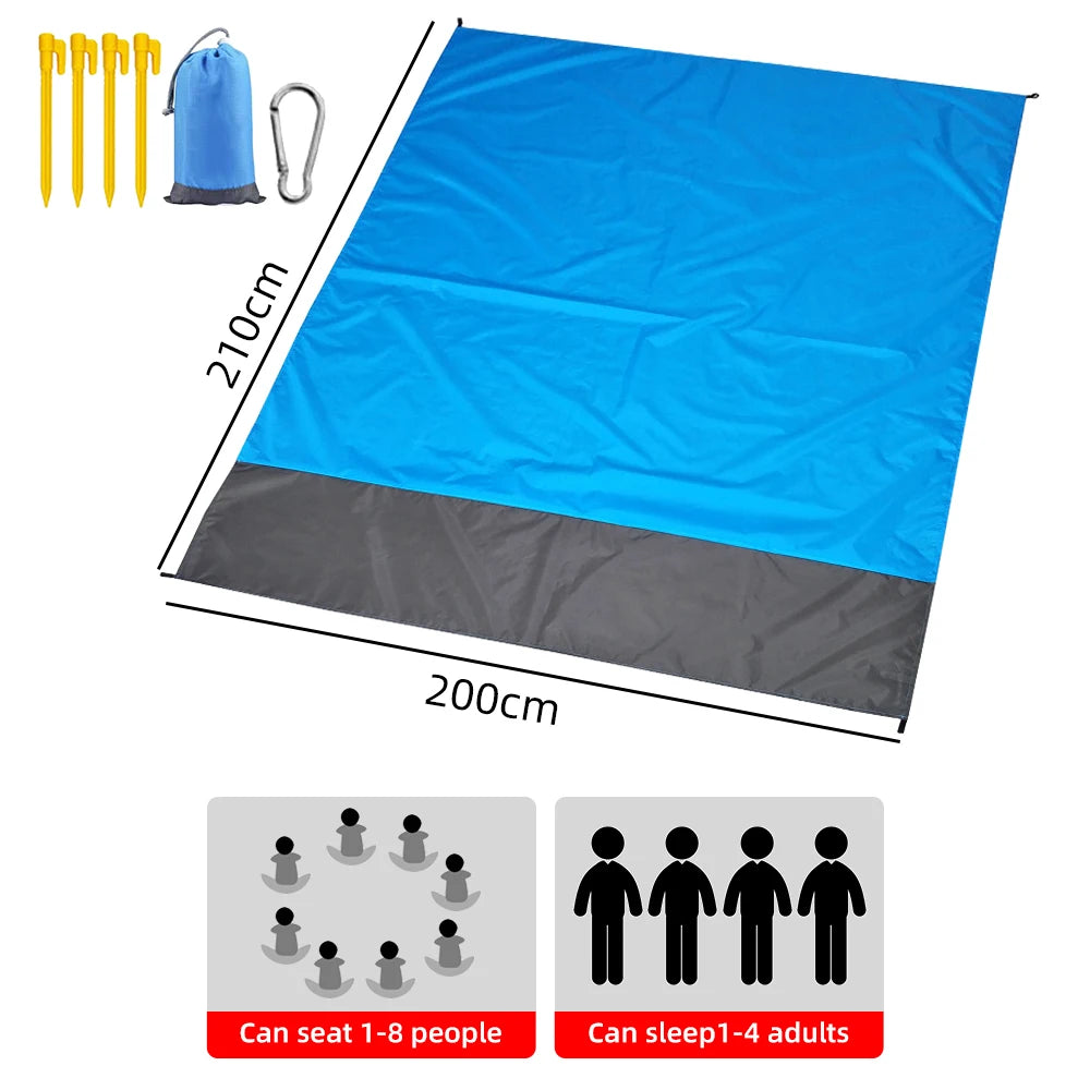 Extra Large Waterproof Sand-Free Beach Mat