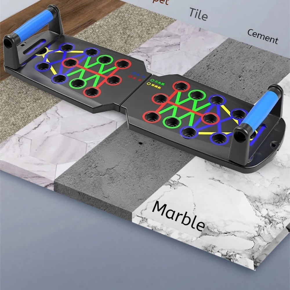 Foldable Push-Up Board Home Fitness Trainer