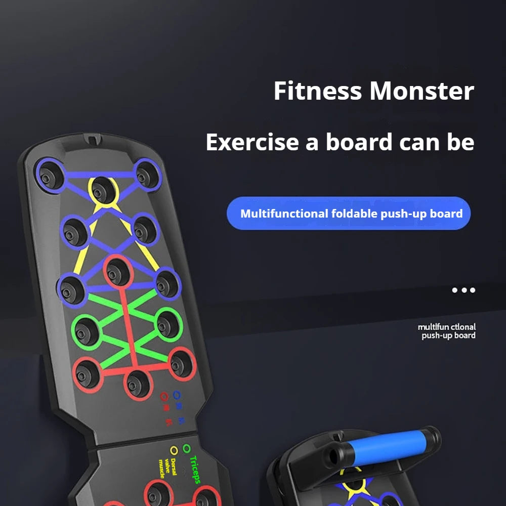 Foldable Push-Up Board Home Fitness Trainer