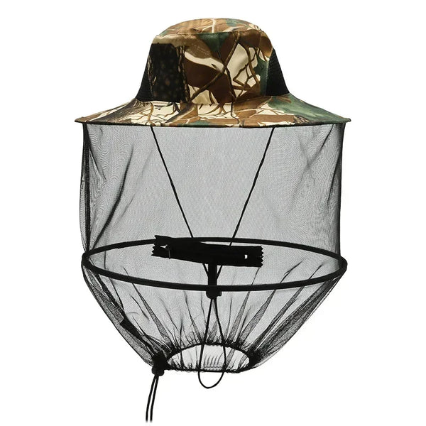 Outdoor Mosquito Hat with Hidden Net