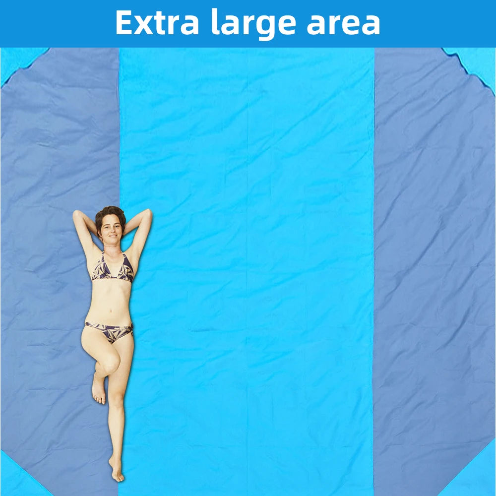 Extra Large Waterproof Sand-Free Beach Mat