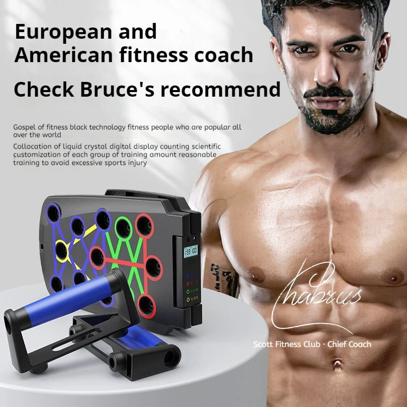 Foldable Push-Up Board Home Fitness Trainer