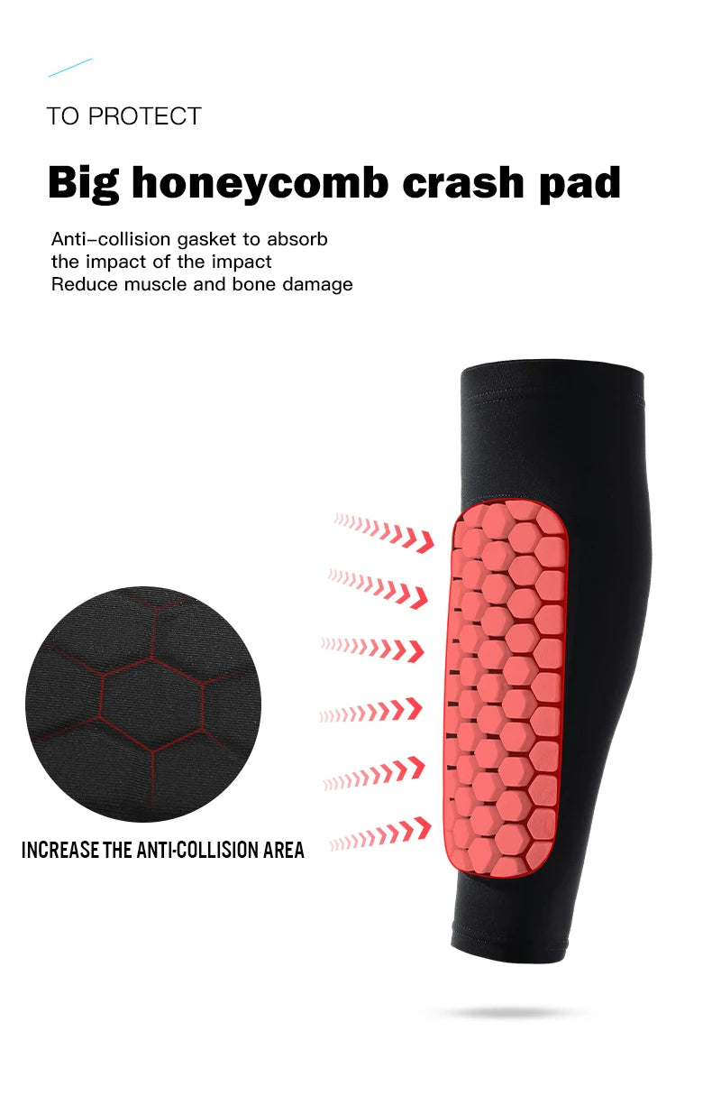 Football Shin Guard Compression Sleeve