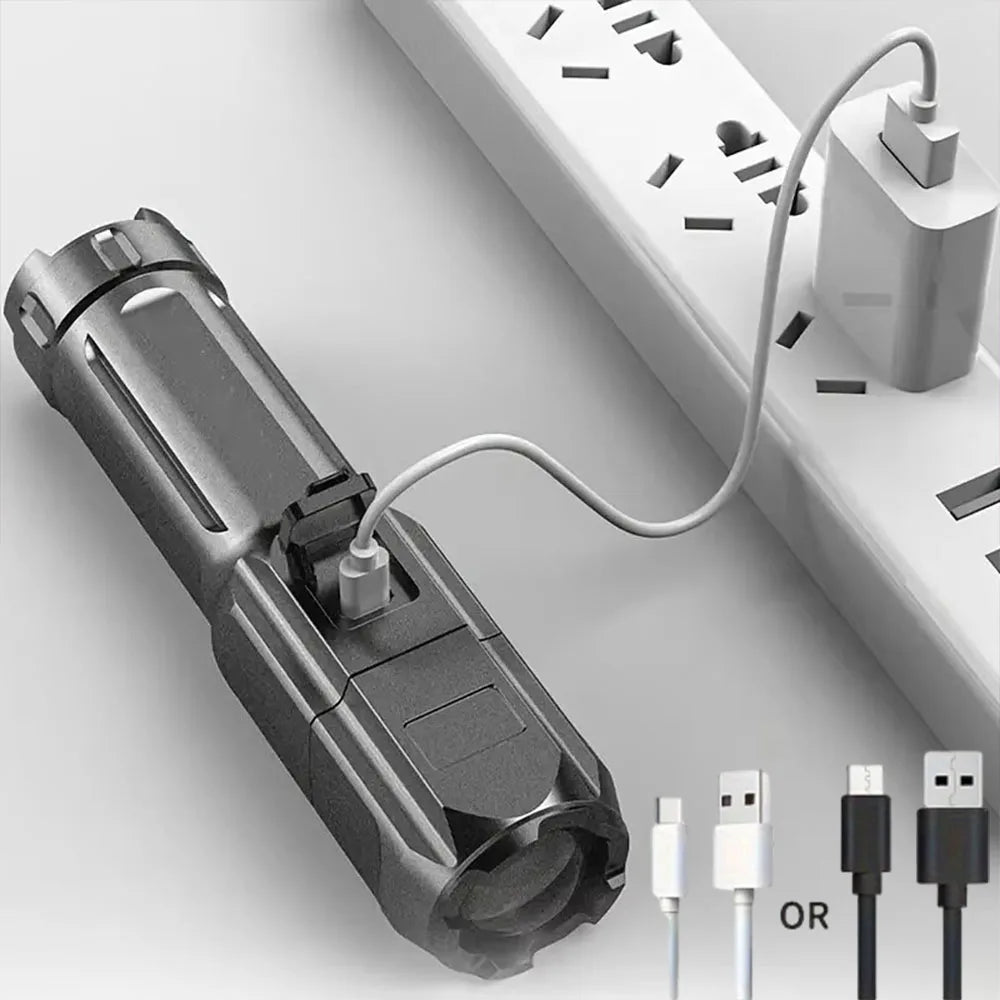 Rechargeable LED Tactical Flashlight