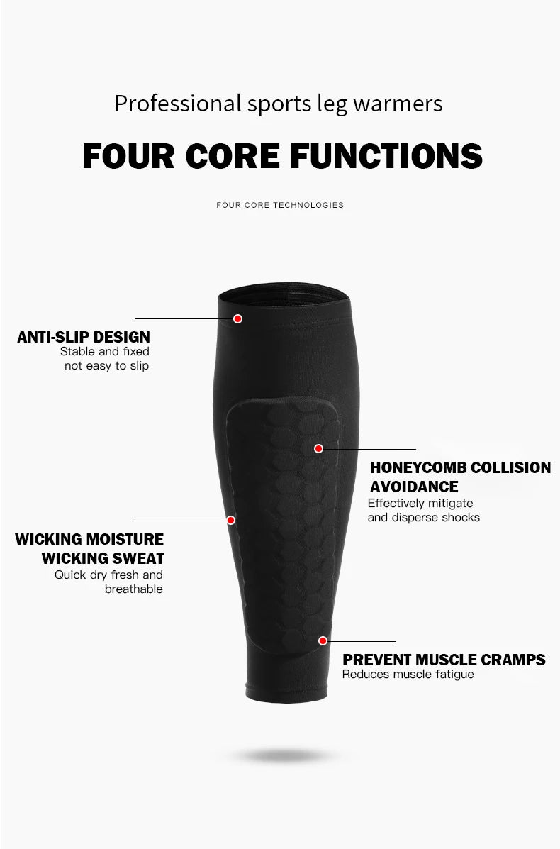 Football Shin Guard Compression Sleeve