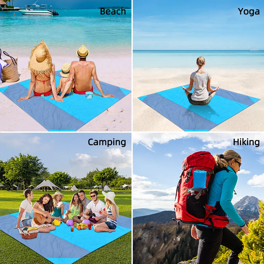 Extra Large Waterproof Sand-Free Beach Mat