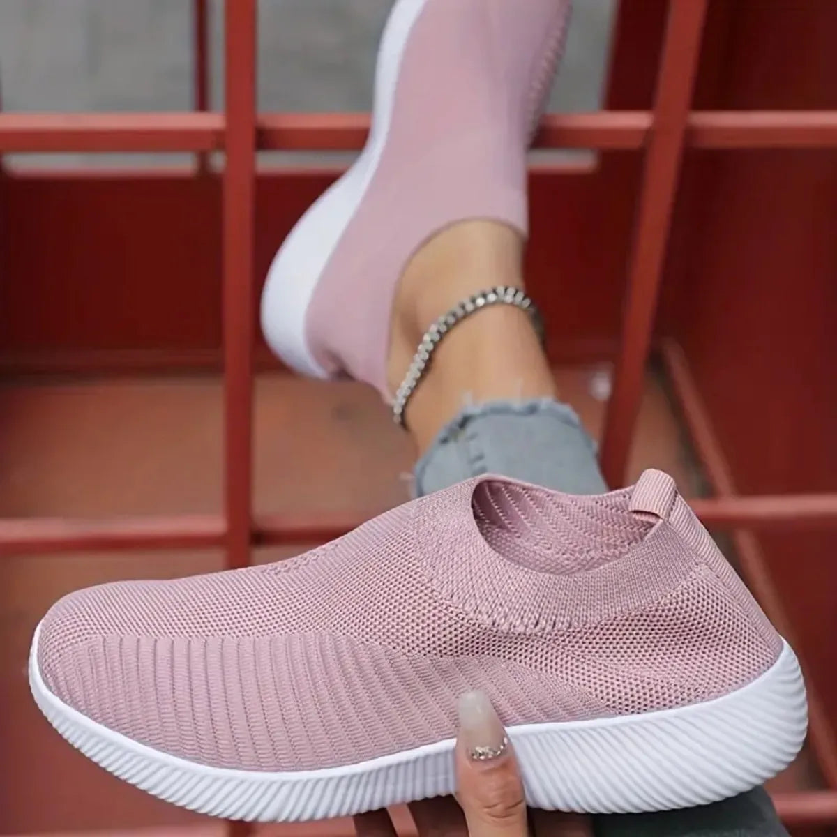 Women’s Lightweight Slip-On Walking Shoes