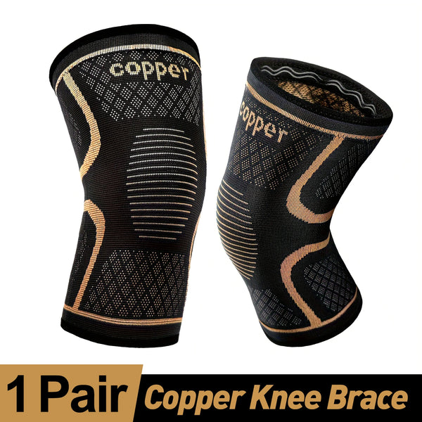 2-Pack Copper Ion Sports Knee Pads
