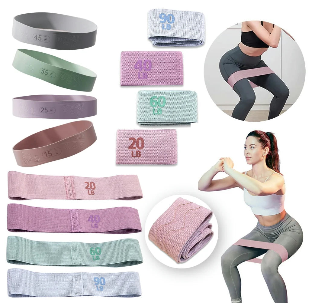 Anti-Slip Glute & Thigh Resistance Bands