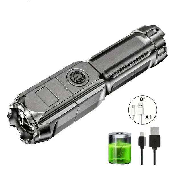 Rechargeable LED Tactical Flashlight