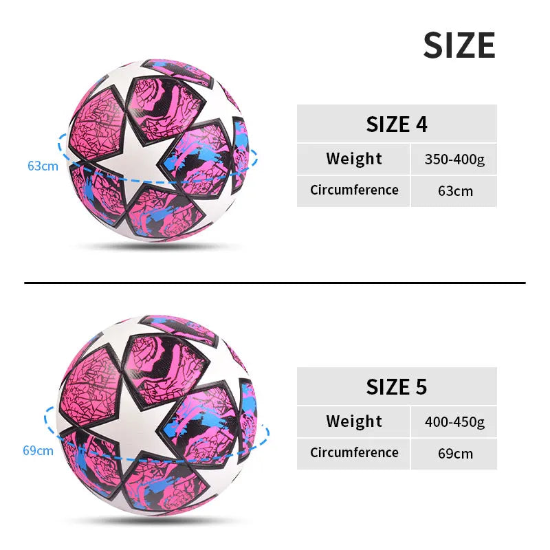 Professional Seamless Soccer Ball – Size 4/5