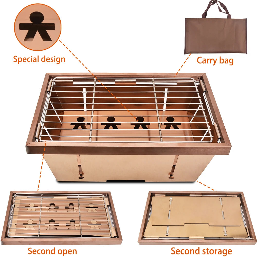 Portable Folding IGT Wood Camp Table