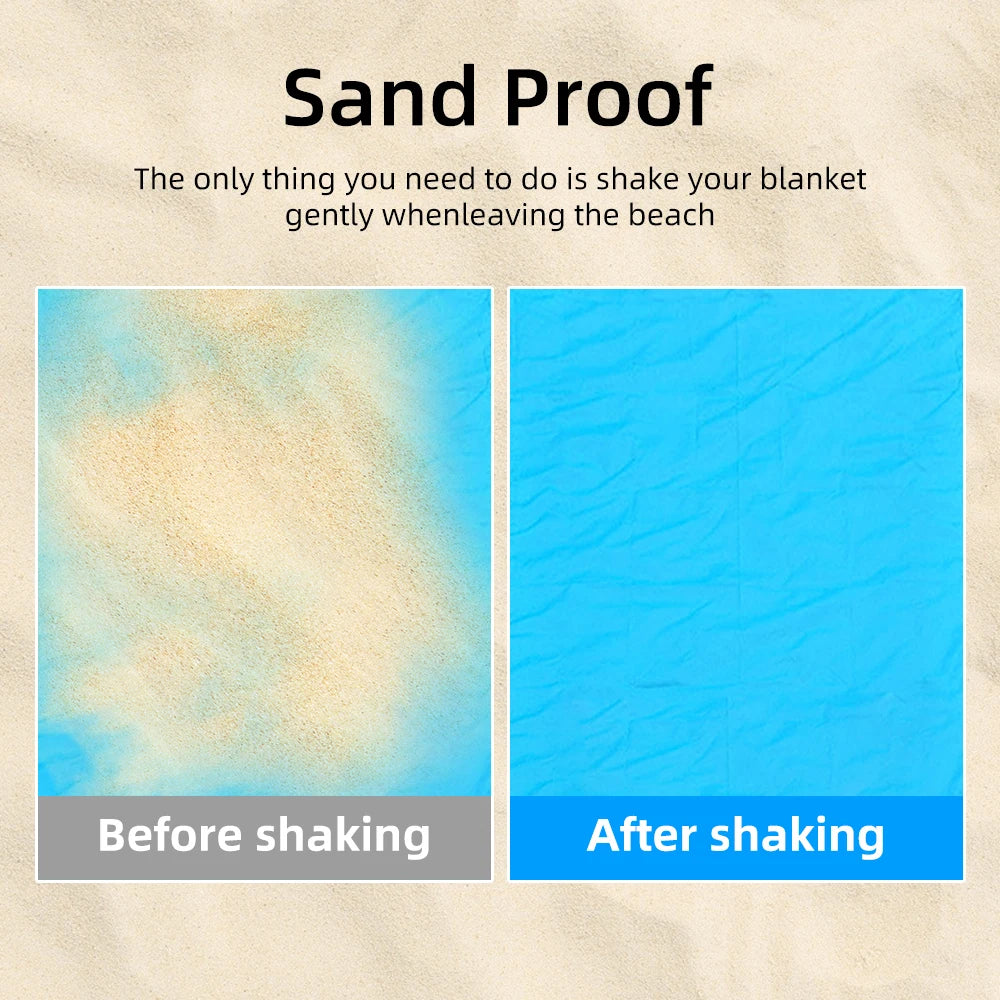 Extra Large Waterproof Sand-Free Beach Mat