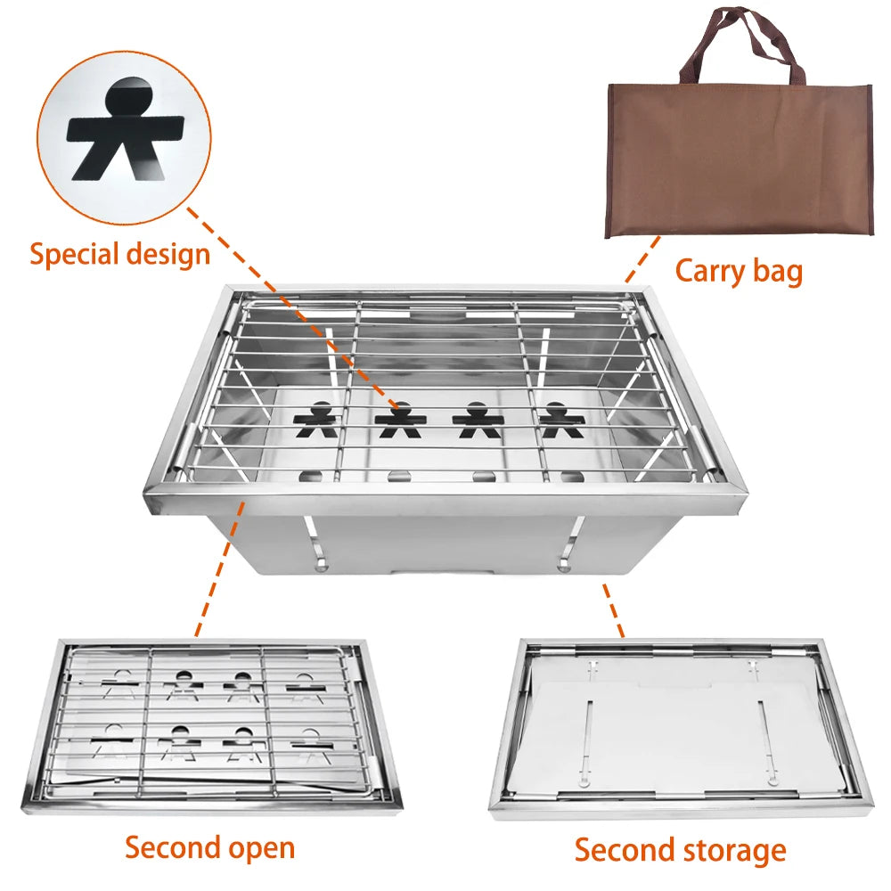 Portable Folding IGT Wood Camp Table