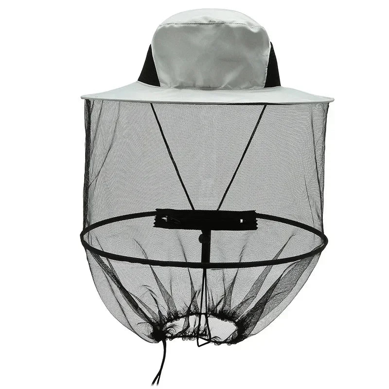 Outdoor Mosquito Hat with Hidden Net