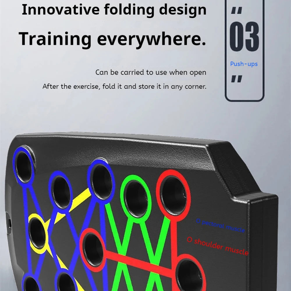 Foldable Push-Up Board Home Fitness Trainer