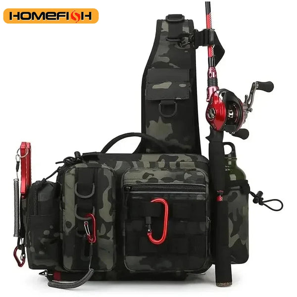 DY1 Fishing Waist Bag with Rod Holder