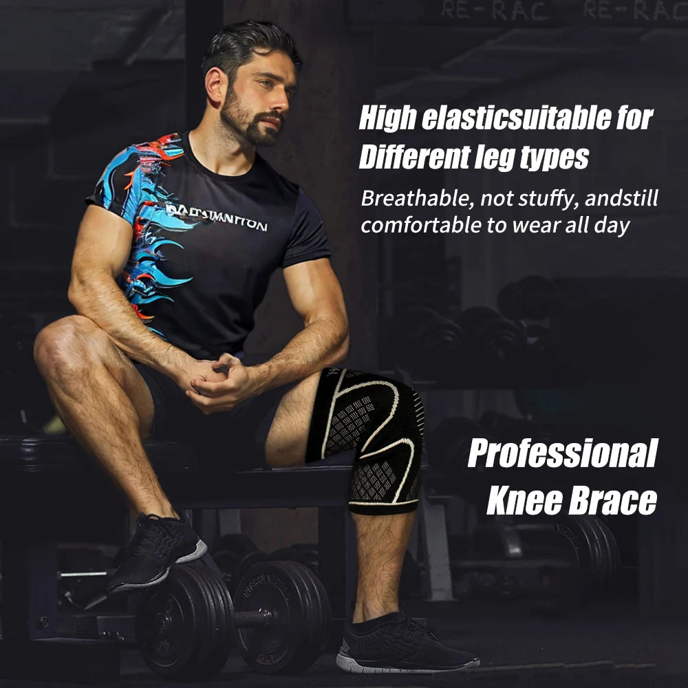 2-Pack Copper Ion Sports Knee Pads