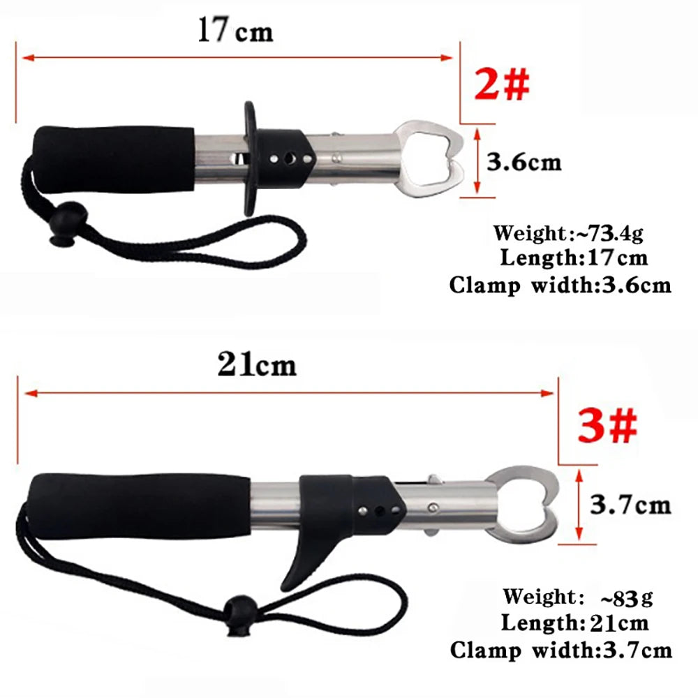 Stainless Steel Fishing Pliers & Fish Gripper Set