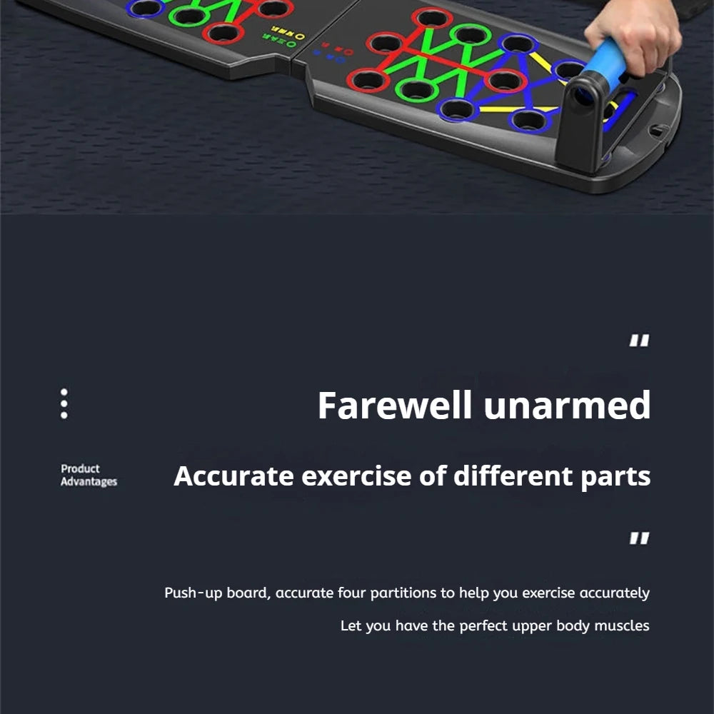 Foldable Push-Up Board Home Fitness Trainer